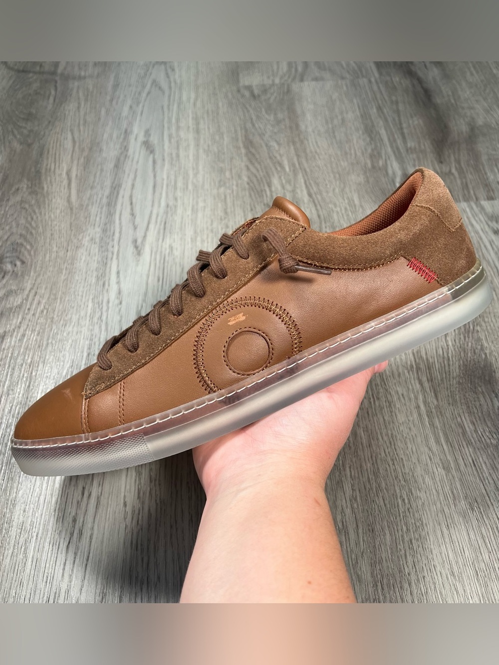 New Oliver Cabell Low 1 ‘Lion Ghost’ Distressed Men's Size EU 46 / US 13 Brown